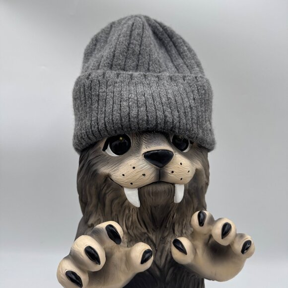 Apana beanie hat gray woman’s warm cozy winter fall - Picture 1 of 9